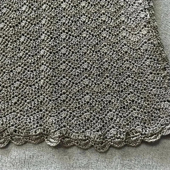 Maggie Metal Silver/Grey Crochet Tank Tank - Picture 7 of 10